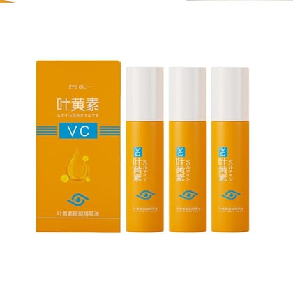 VC Eye Oil Roll-On | Vitamin C & Lutein Infused Under Eye Serum | Refreshing Roller for Dark Circles, Puffiness & Tired Eyes | Lightweight Hydration & Brightening Care (150Ml)