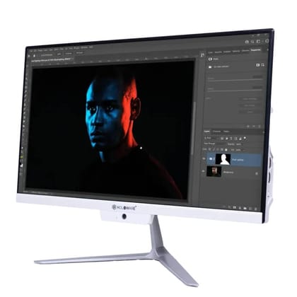 Holoware All-in-One PC (Intel Core i3 12th Gen, 8GB DDR4 RAM, 512GB NVMe SSD, 21.5 Inch Screen Size, Windows 11 Pro, Wired Keyboard & Wired Mouse, 3 Years Onsite Warranty)
