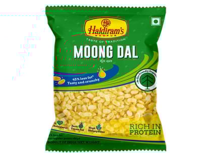 Haldiram's Moong Dal Namkeen - 1 kg - Pack of 2