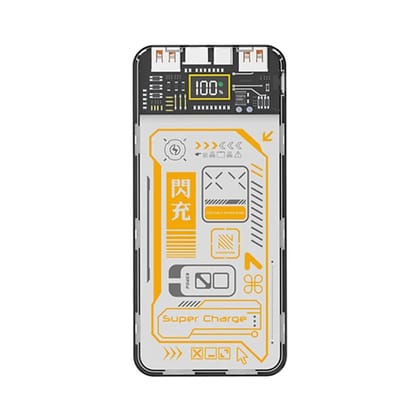 IKALL IKPB50 20000mAh Power Bank | 22.5W Fast Charging | 3 Output Ports (2 Type A Connector & 1 Type C Connector) | Compatible with Smartphone, Tablet, Smartwatch, Trimmer (White) IKALL IKPB50 20000mAh Power Bank | 22.5W Fast Charging | 3 Output Ports (2 Type A Connector & 1 Type C Connector) | Compatible with Smartphone, Tablet, Smartwatch, Trimmer (White)