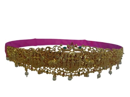 oxidized gold plated traditional kamarband for women