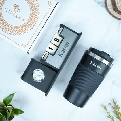 Personalized Gift : 2-in-1 Desk Organizer Set with Tumbler