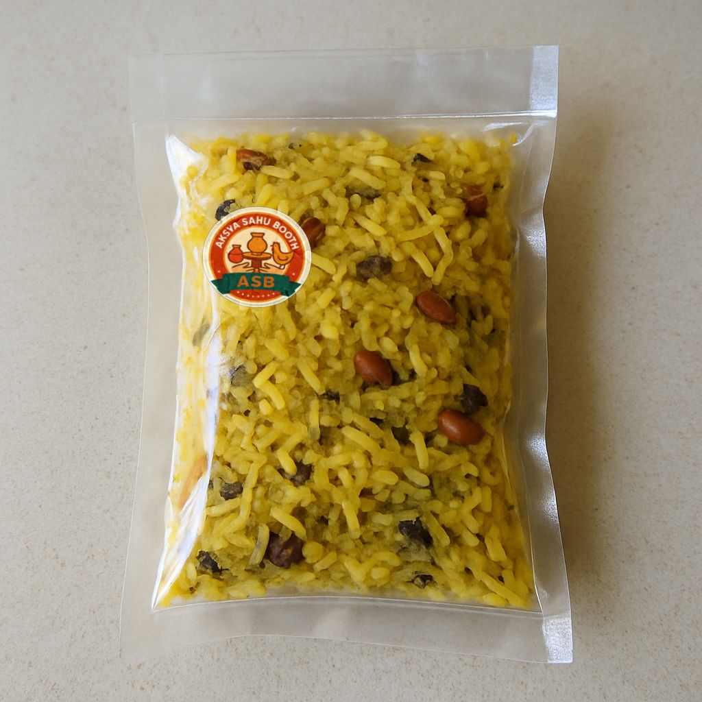 Aksya Sahu Booth's lemon rice mix