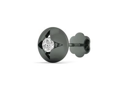 Radiant Starburst Ear Stud For Him (1 Pc Only)