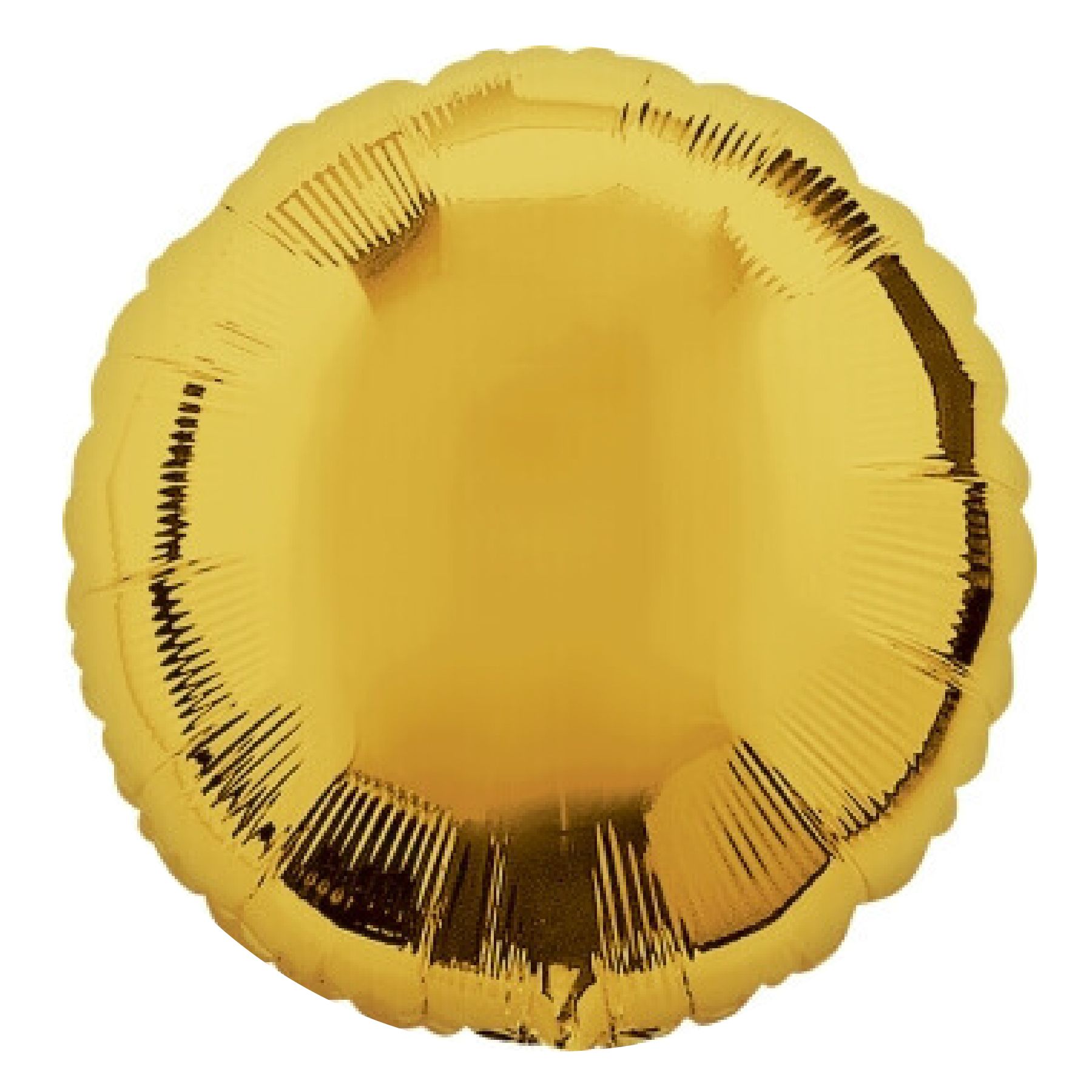 Wanna Party Metallic Gold Round Balloons 18"