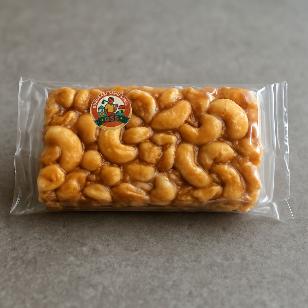 Gurubari Sahu Stall's cashew chikki