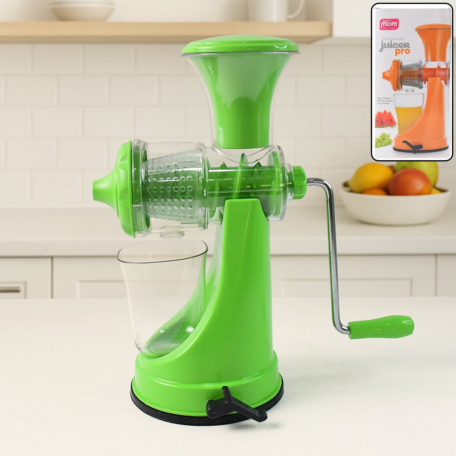 Supermom Manual Hand Press Fruit & Vegetable Juicer Pro