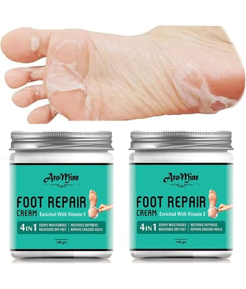 Aromine Cracked skin repair Cream for All year ( 200 g ) Pack of 2