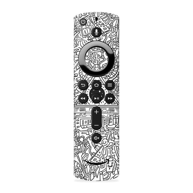 Robotic Doodle Skin For Fire TV Stick Remote