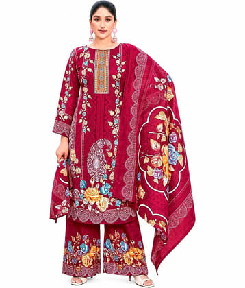 Tendisha Women's Crepe Unstitched Salwar Suit