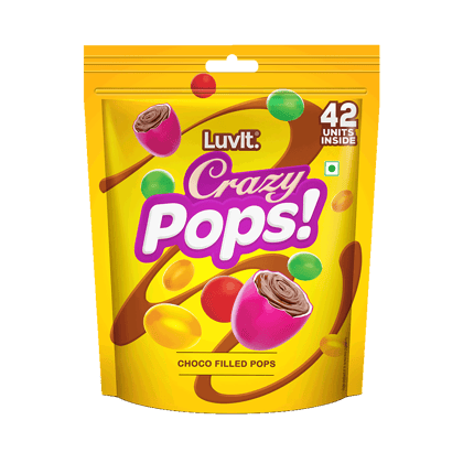 LuvIt Crazypops || 45 Pieces || 381.15 Grams