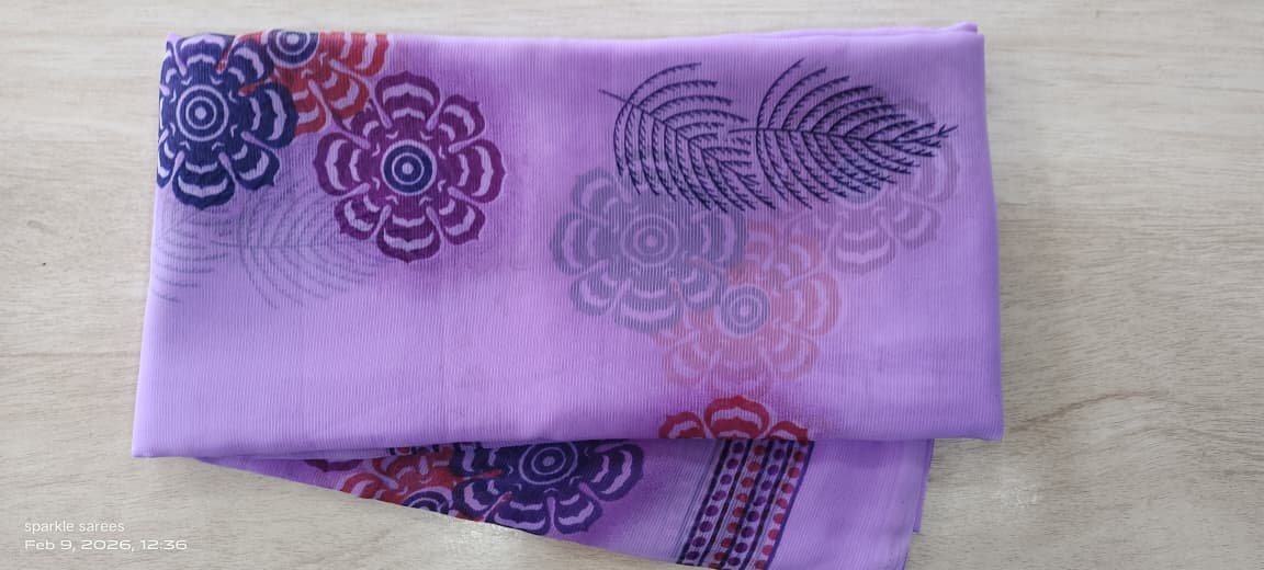 SMRITI Georgette fancy sarees