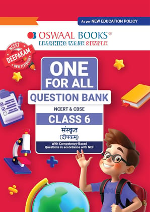 Oswaal NCERT AND CBSE ONE FOR ALL QUESTION BANK Sanskrit Deepkam Class 6 ncert based for 2026 Examinations -ooneskt6 [Paperback] Oswaal