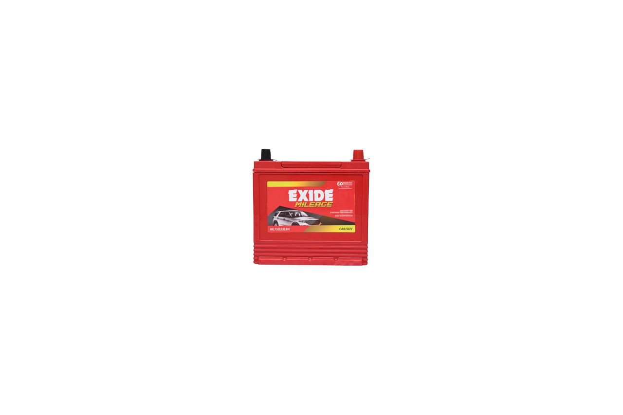 Exide Battery - 68 Ah 60 Months (30 M Free + 30 M Pro-rata) FMLO-ML75D23LBH