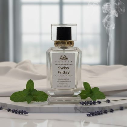 Essent Perfumes Swiss Friday Eau de Parfum (EDP) – Fresh Green Aquatic Long Lasting Perfume – Unisex Fragrance Essent Perfumes Swiss Friday Eau de Parfum (EDP) – Fresh Green Aquatic Long Lasting Perfume – Unisex Fragrance