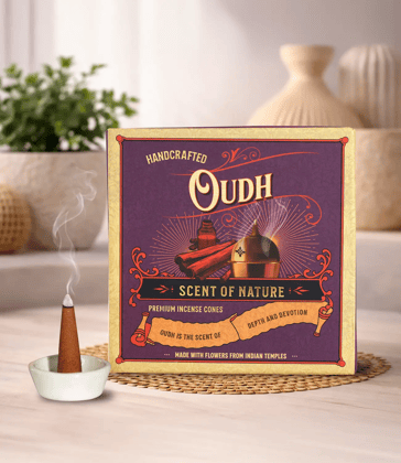 Scent Of Nature by Modicare Oudh Incense Dhoop Cones Pack Of 40 Units
