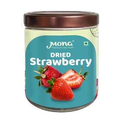 Mona Premium Dried Strawberry Dry Fruit Jar - Healthy Snack Mona Premium Dried Strawberry Dry Fruit Jar - Healthy Snack