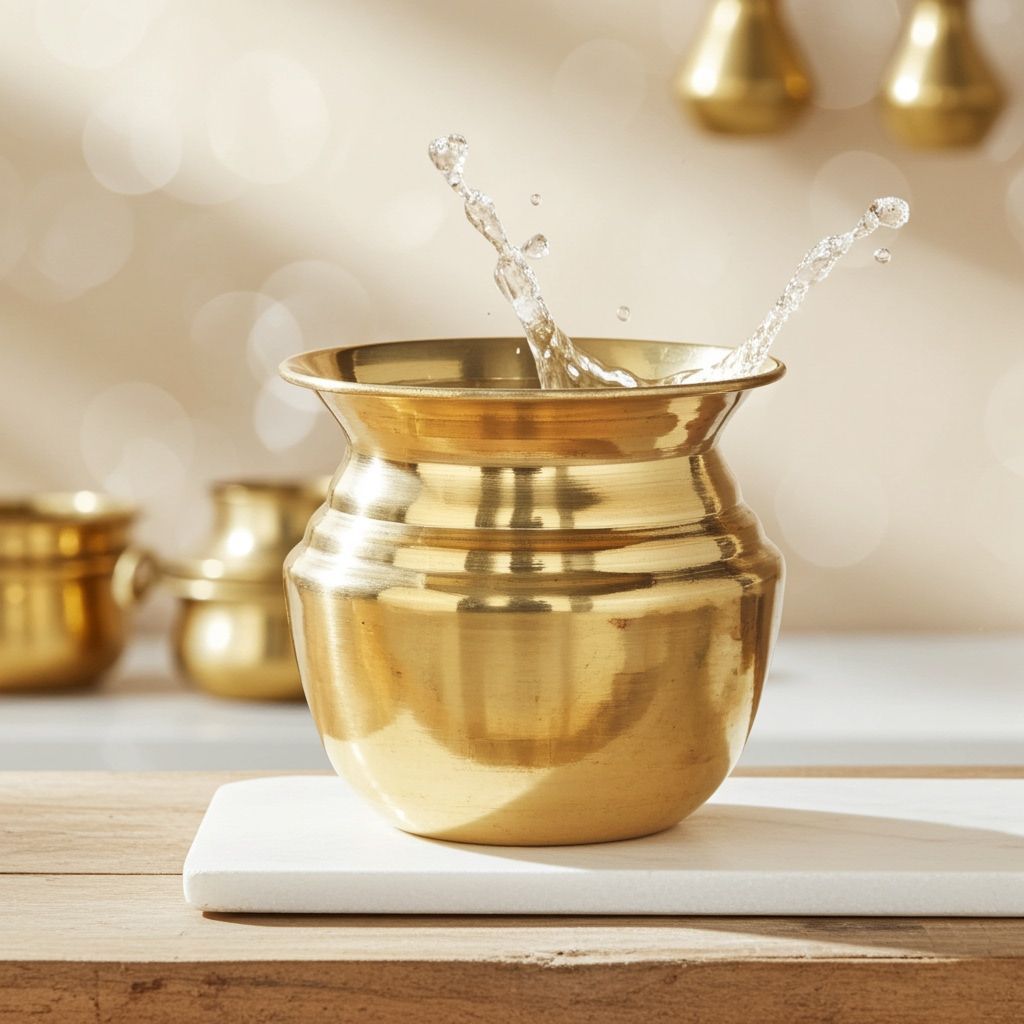 Brass Handi Lota No.3, 200 ML (ZMAS284 B)