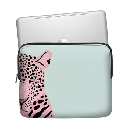 The Pink Leopard Laptop Sleeve