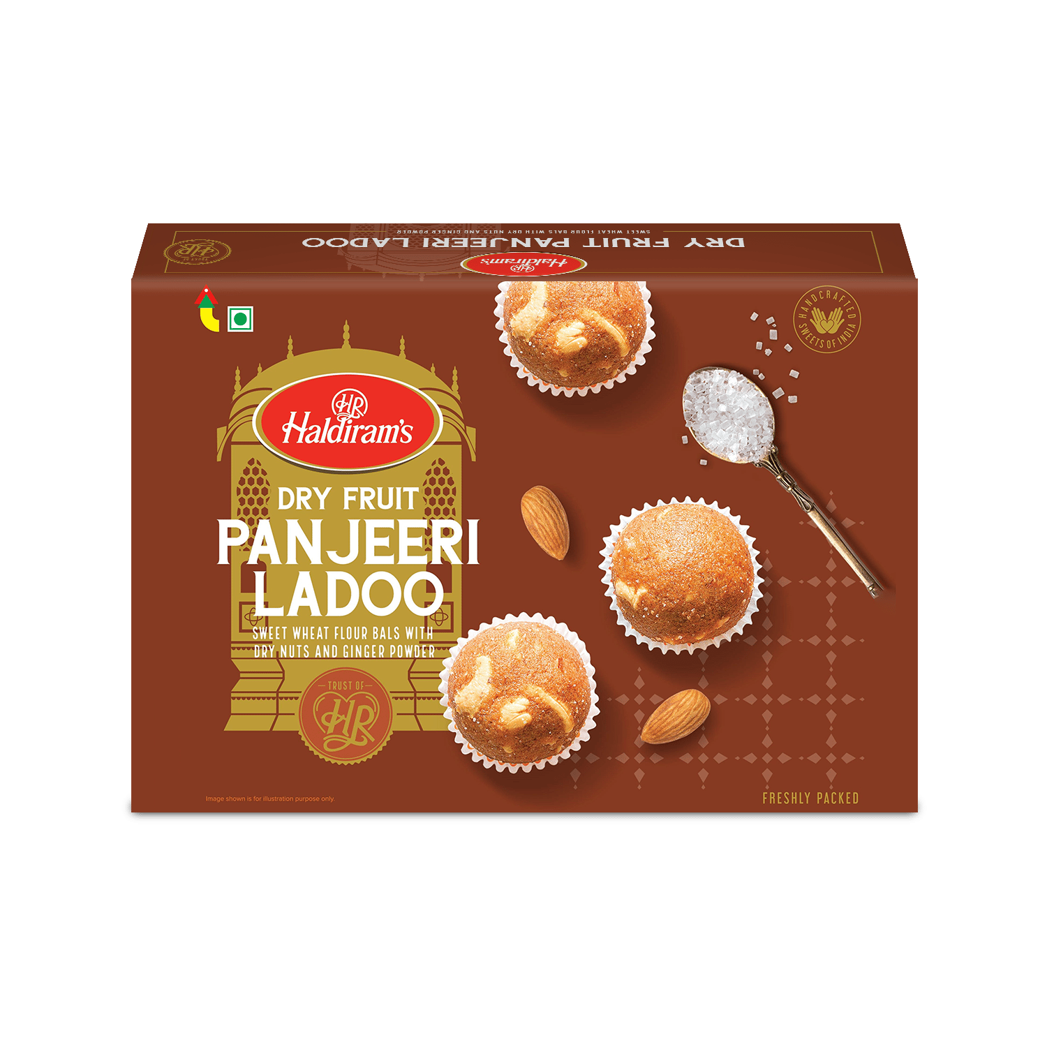 Haldiram's Veg Panjeeri Laddu - 400 Gm - Pack of 2