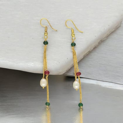 Sri Jagdamba Pearls Zuri Pearl Earrings For Women Girls