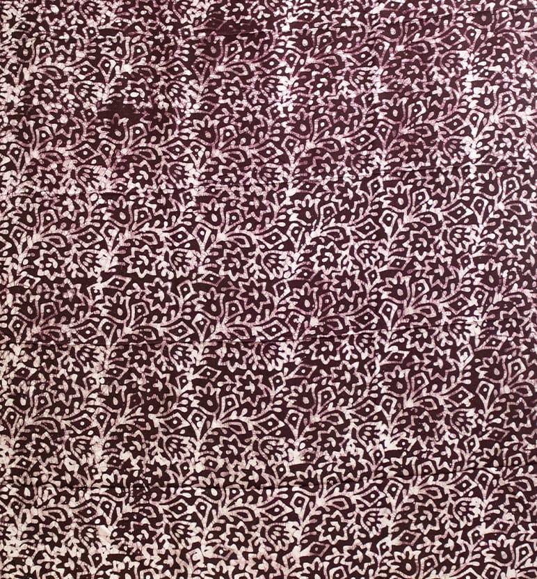 Handcrafted Batik Print Rayon Dress Material (2 Meters)