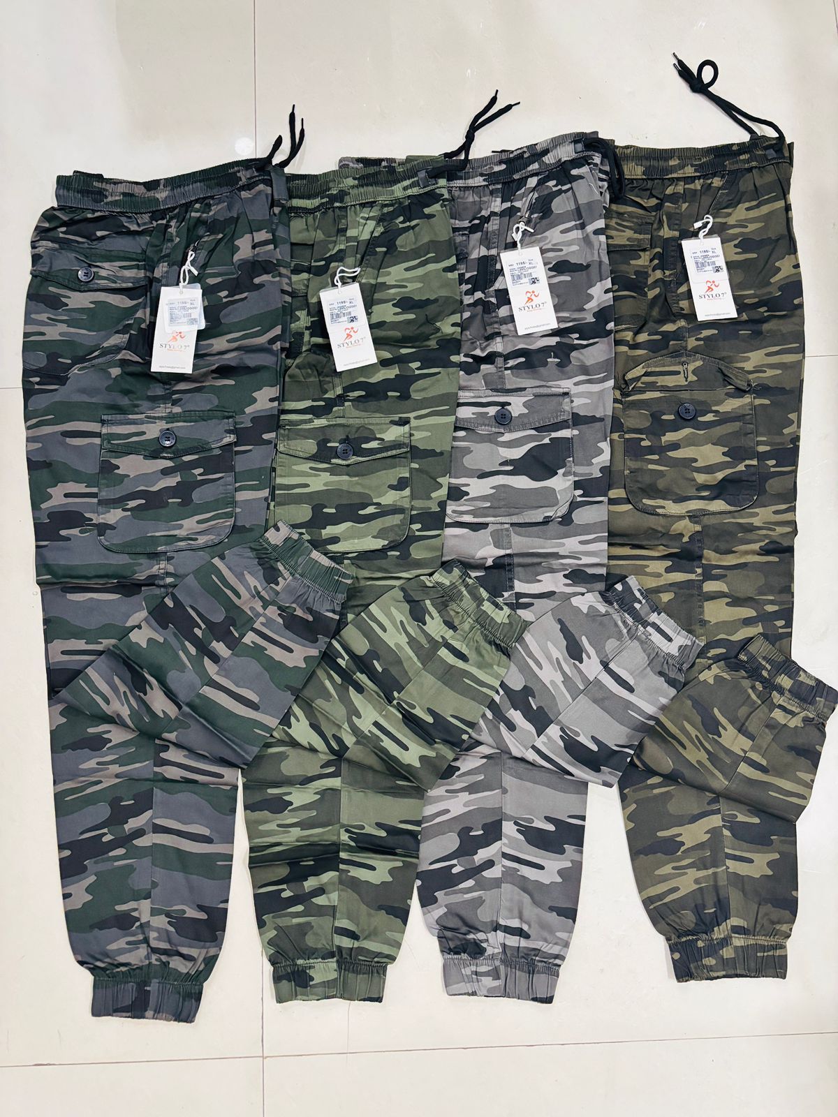 Stylo7 Army Print Jogger (Size - XL)
