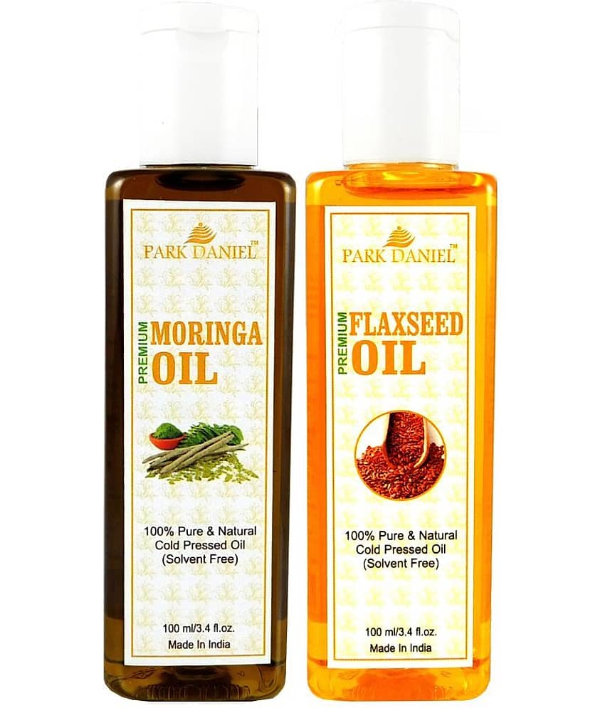 Park Daniel Premium Flaxseed and Moringa oil(200 ml) 200 mL Pack of 2