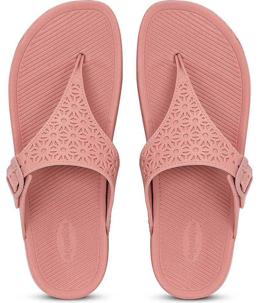 Aqualite Brown Women's Floater Sandals