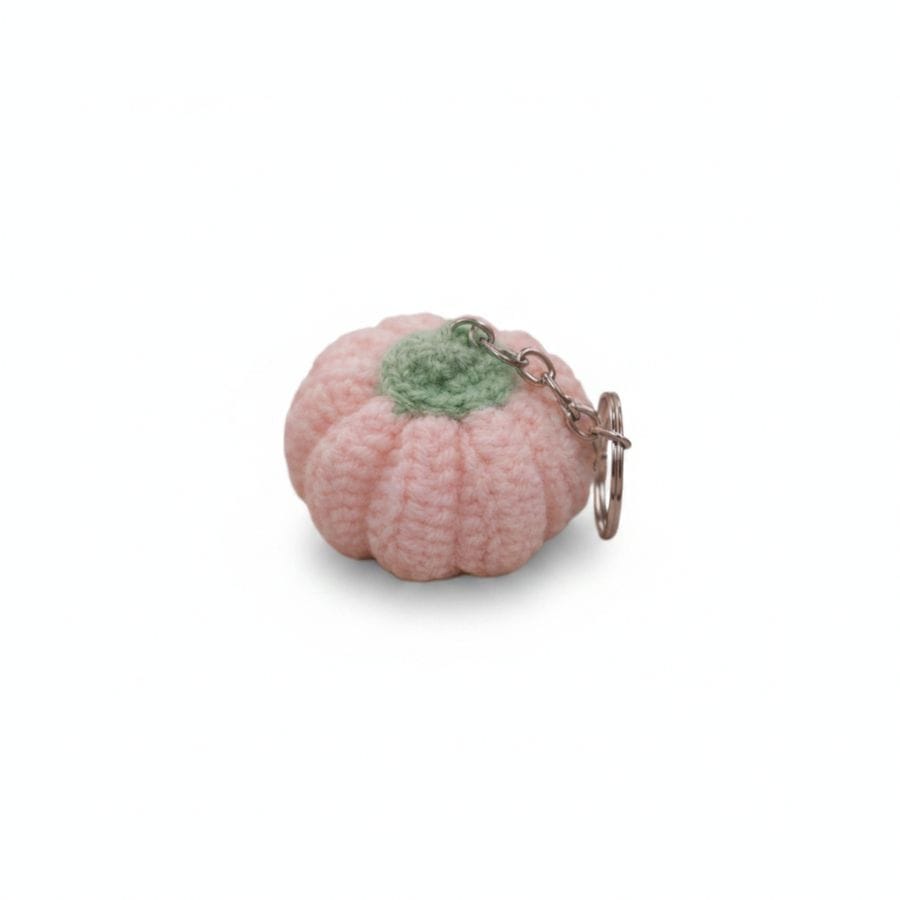 Handmade Crochet Flower Keychain