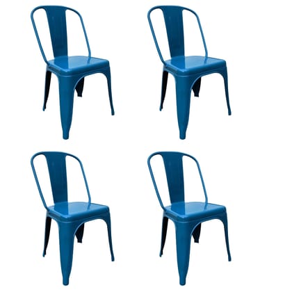 Supreme Furniture Ocean Plastic Armless Chairs for Home, Dining, Hotel and Cafeteria | D.I.Y | Durable & Lightweight | 120kg Load Capacity, Child-Safe & Comfortable Seating | Set of 4 Supreme Furniture Ocean Plastic Armless Chairs for Home, Dining, Hotel and Cafeteria | D.I.Y | Durable & Lightweight | 120kg Load Capacity, Child-Safe & Comfortable Seating | Set of 4
