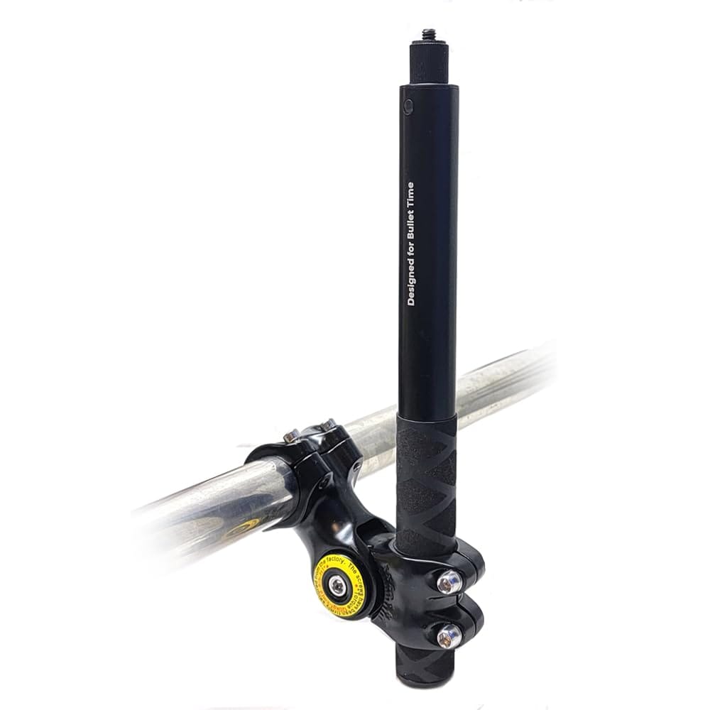 Yantralay Motorcycle Bike Leg Guard Handlebar Mount Selfie Stick Pole for Insta360 ONE X5/X4/X3/X2, ONER/RS, ACE/ACE PRO, Hero 13/12/11/10/9 and Other Cameras - Stable Shooting for Action Cameras Yantralay Motorcycle Bike Leg Guard Handlebar Mount Selfie