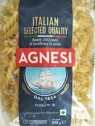 Italian Selected quality Nearly 200 years Of excellency in pasta Agnesi Dal 1824- 