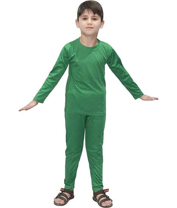 Kaku Fancy Dresses Plain Track Suit Costume Set -White, 5-6 Years, For Boys & Girls