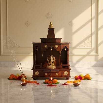 Wooden Wall Temple Mandir-Pooja-Room Decors Mandir Wooden Wall Temple Mandir-Pooja-Room Decors Mandir
