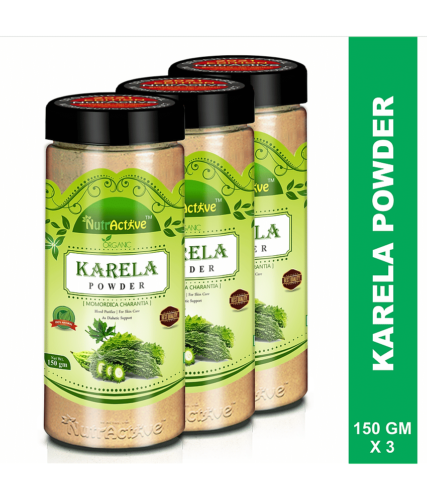 Nutractive Karela For Healthy Liver Powder 450 Gm Pack of 3