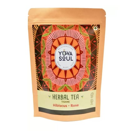 YUVA SOUL Hibiscus - Rose Tea - 75 Gms