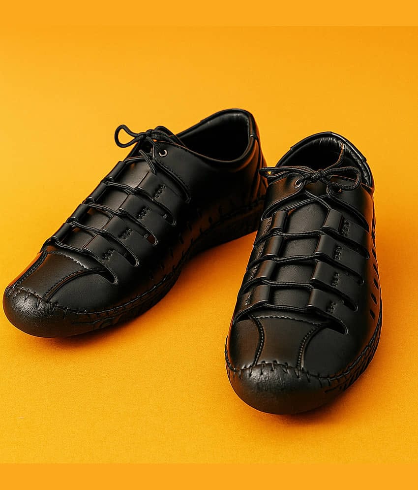 Runrave - Black Men's Sandals