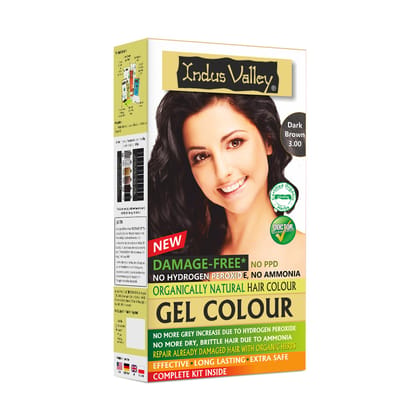 INDUS VALLEY Damage Free Natural Gel Hair Colour for Women | Ammonia & PPD Free Organic Hair Colour with 100% Grey Coverage, Long Lasting Hair Color Trial Pack (Dark Brown, 65 ml) INDUS VALLEY Damage Free Natural Gel Hair Colour for Women | Ammonia & PPD INDUS VALLEY Damage Free Natural Gel Hair Colour for Women | Ammonia & PPD Free Organic Hair Colour with 100% Grey Coverage, Long Lasting Hair Color Trial Pack (Dark Brown, 65 ml) INDUS VALLEY Damage Free Natural Gel Hair Colour for Women | Ammonia & PPD