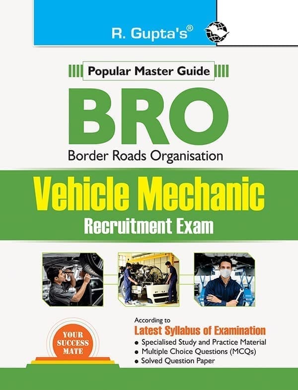 BRO : Vehicle Mechanic Recruitment Exam Guide [Paperback] [Dec 06, 2025] RPH Editorial Board