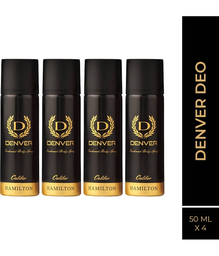 Denver Deo Nano Deodorant Spray for Men 50 ml ( Pack of 4 )