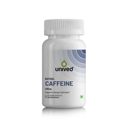 Unived Natural Caffeine for Energy, Reaction Time and Focus