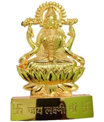 DvR ClicK - Brass Goddess Laxmi 10 cm Idol