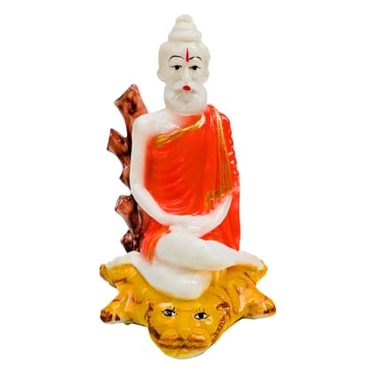 MAYAPURI Solid PVC Loknath Baba Idol Statue, Lokenath Brahmyachari Murti for Pooja Home Temple, Office Entrance Decor (Height : 7 Inches) MAYAPURI Solid PVC Loknath Baba Idol Statue, Lokenath Brahmyachari Murti for Pooja Home Temple, Office Entrance Decor (Height : 7 Inches)