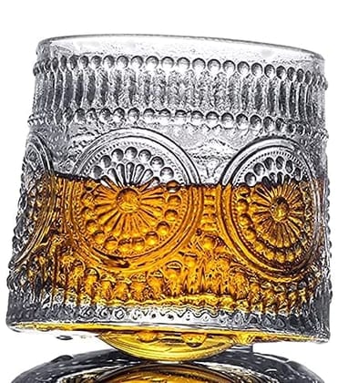 Italian Premium Rotating Whiskey Glasses 240 Ml Old Fashioned Tumblers Spinning Drinking Bourbon Glass for Scotch, Liquor & Cocktails, Whiskey, Wine, Rum Perfect for Home, Bar, Casino Party Italian Premium Rotating Whiskey Glasses 240 Ml Old Fashioned Tumblers Spinning Drinking Bourbon Glass for Scotch, Liquor & Cocktails, Whiskey, Wine, Rum Perfect for Home, Bar, Casino Party