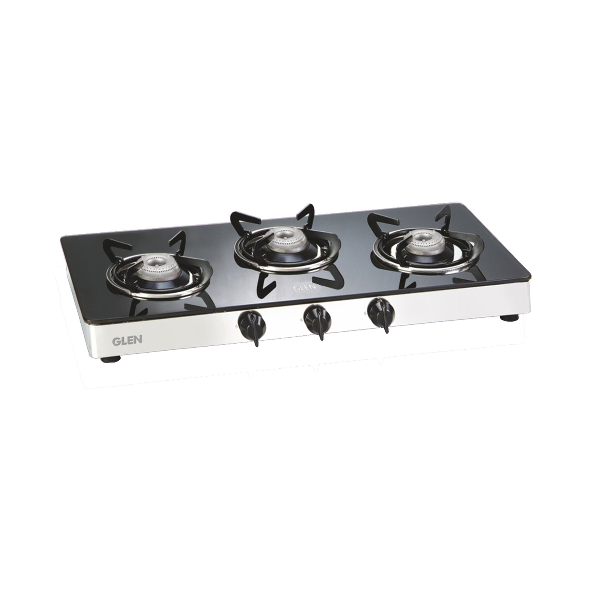 3 Burner  Glass Gas Stove with Aluminium Alloy Burner (CT1033GTAL)