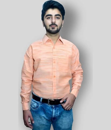DESHBANDHU DBK - Orange Cotton Regular Fit Men's Formal Shirt (Pack of 1)