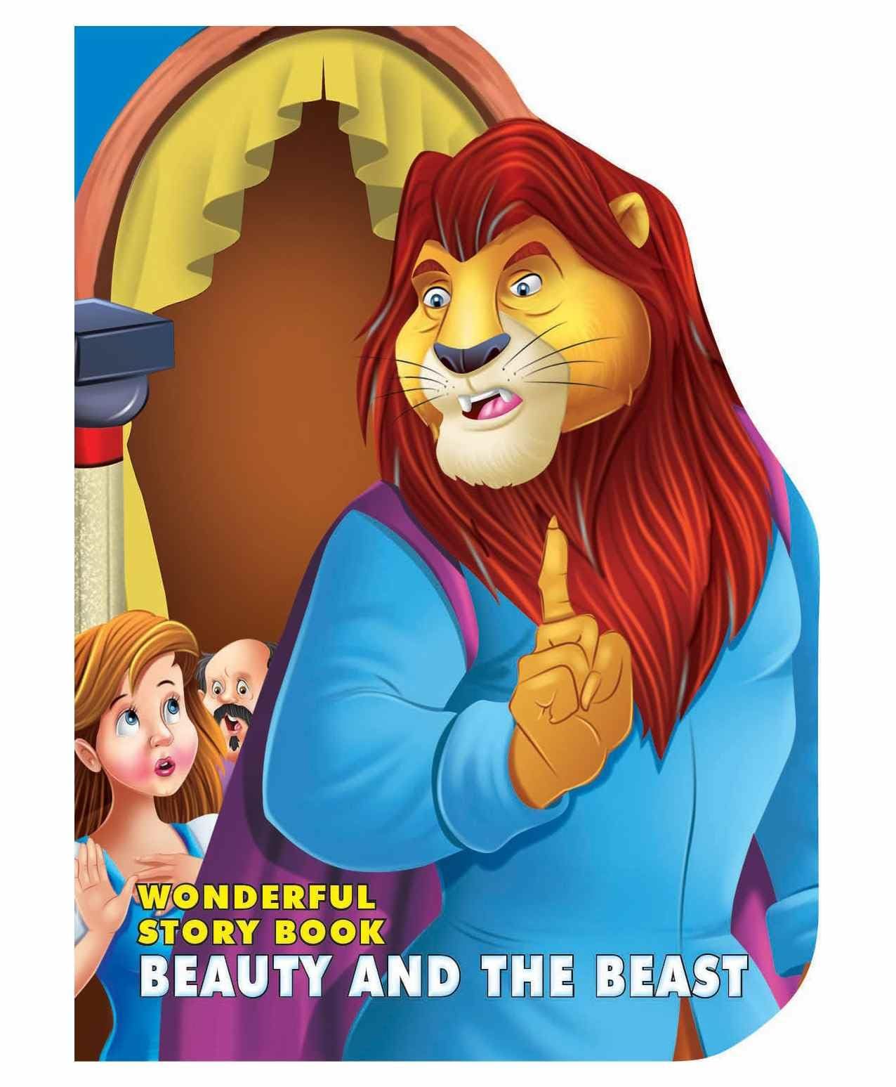 Beauty and the Beast Wonderful Shape Story Board Books for Age 4 -6 Years | 12 Pages Board Book [Board book] Dreamland Publications [Board book] Dreamland Publications
