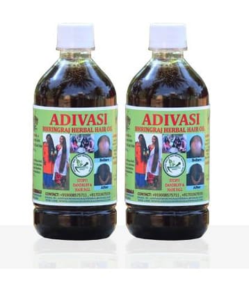 Oilanic Adivasi Bhringraj  Hair Oil-Anti Hair Fall Combo of  125 mL Pack of 2