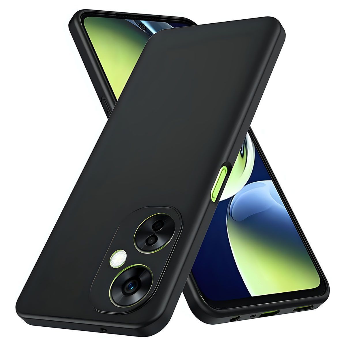 LIRAMARK Liquid Silicone Soft Back Cover Case for OnePlus Nord CE 3 Lite 5G / 1+Nord CE 3 Lite 5G